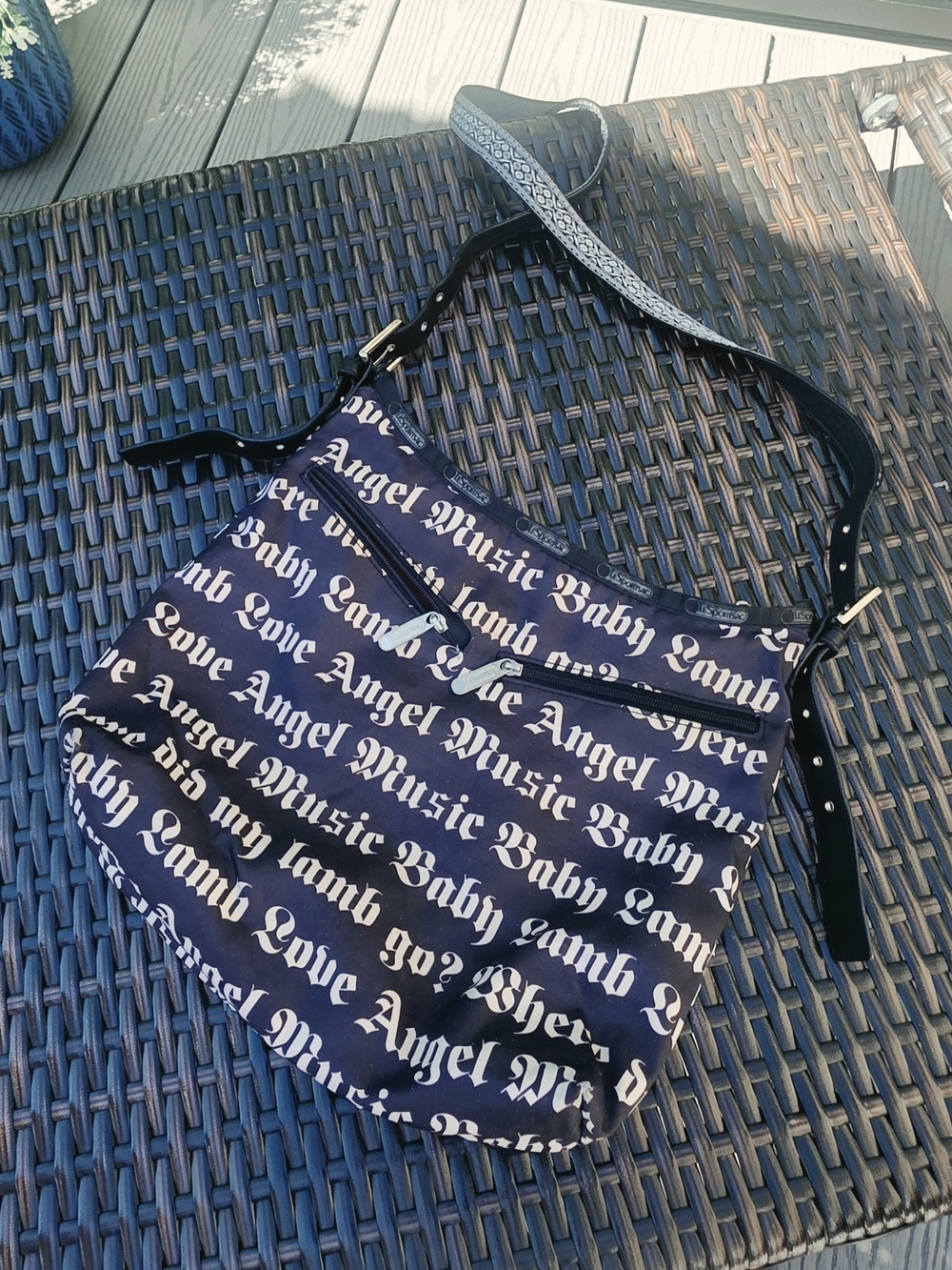 🖤 L.A.M.B. x LeSportsac Square Tour Crossbody Concert Bag 🖤
